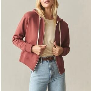 NWOT American Giant Women's Midweight Full Zip Hoodie Spiced Apple Size XS